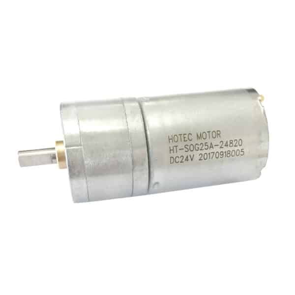 25mm diameter Spur geared DC Motors