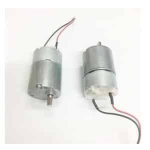 33mm diameter spur gear DC motors with lead wires